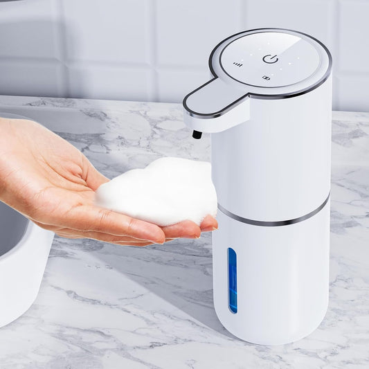 Automatic Foaming Soap Dispenser, 12.8oz/380ml Wall Mount Touchless Soap Dispenser with Sensor