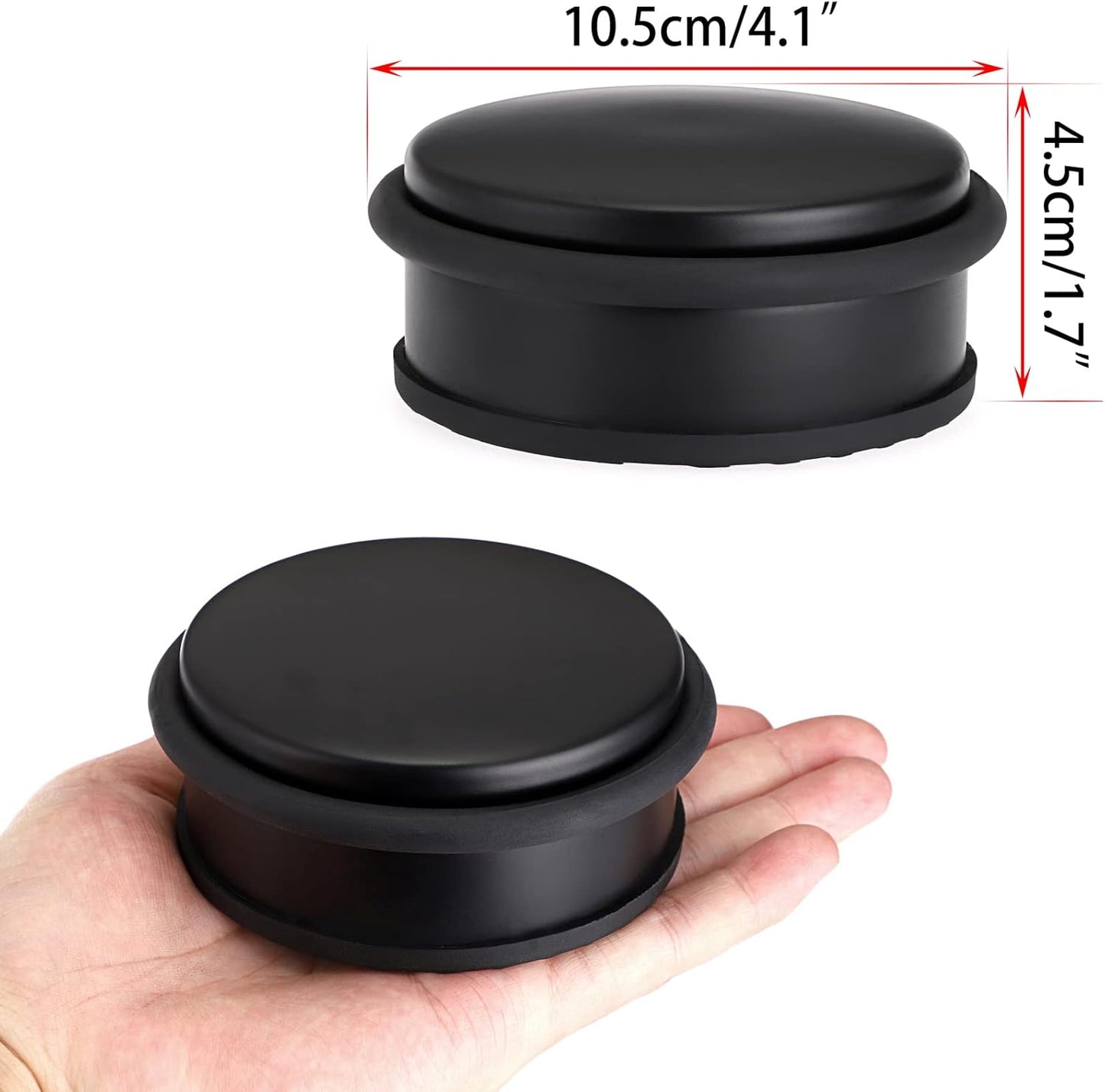 Sumnacon Heavy Duty Floor Door Stopper No Drill, Durability Stainless Steel Door Stops with