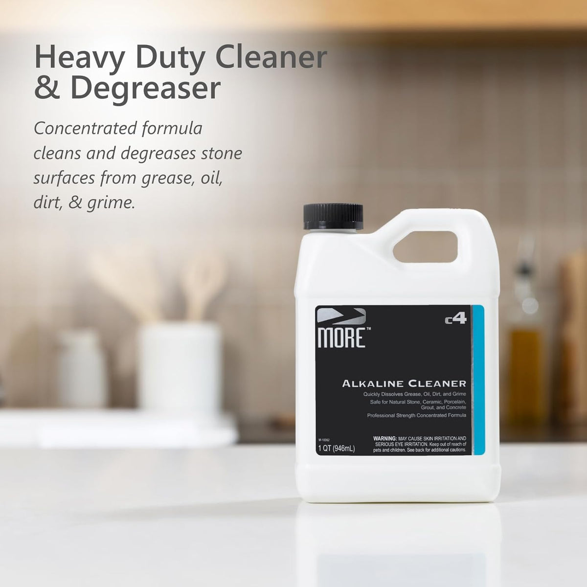 MORE Alkaline Heavy Duty Cleaner & Degreaser for Cleaning, Oil Removing and Restoring Natural