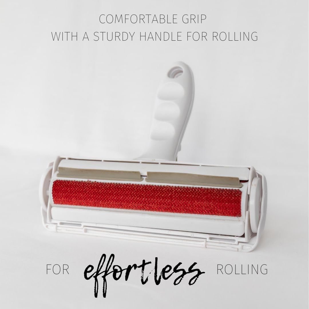 Reusable Pet Hair Remover & Lint Roller – Washable, Portable Tool for Dog & Cat Hair Removal on