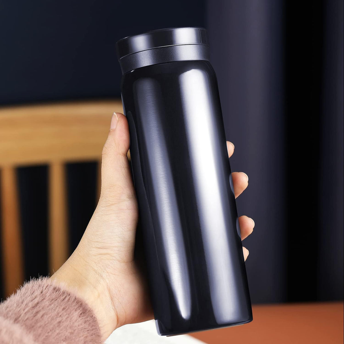 10oz Mini Water Bottle Stainless Steel Thermos Small Flask - Insulated Vacuum, Leak Proof, Keeps
