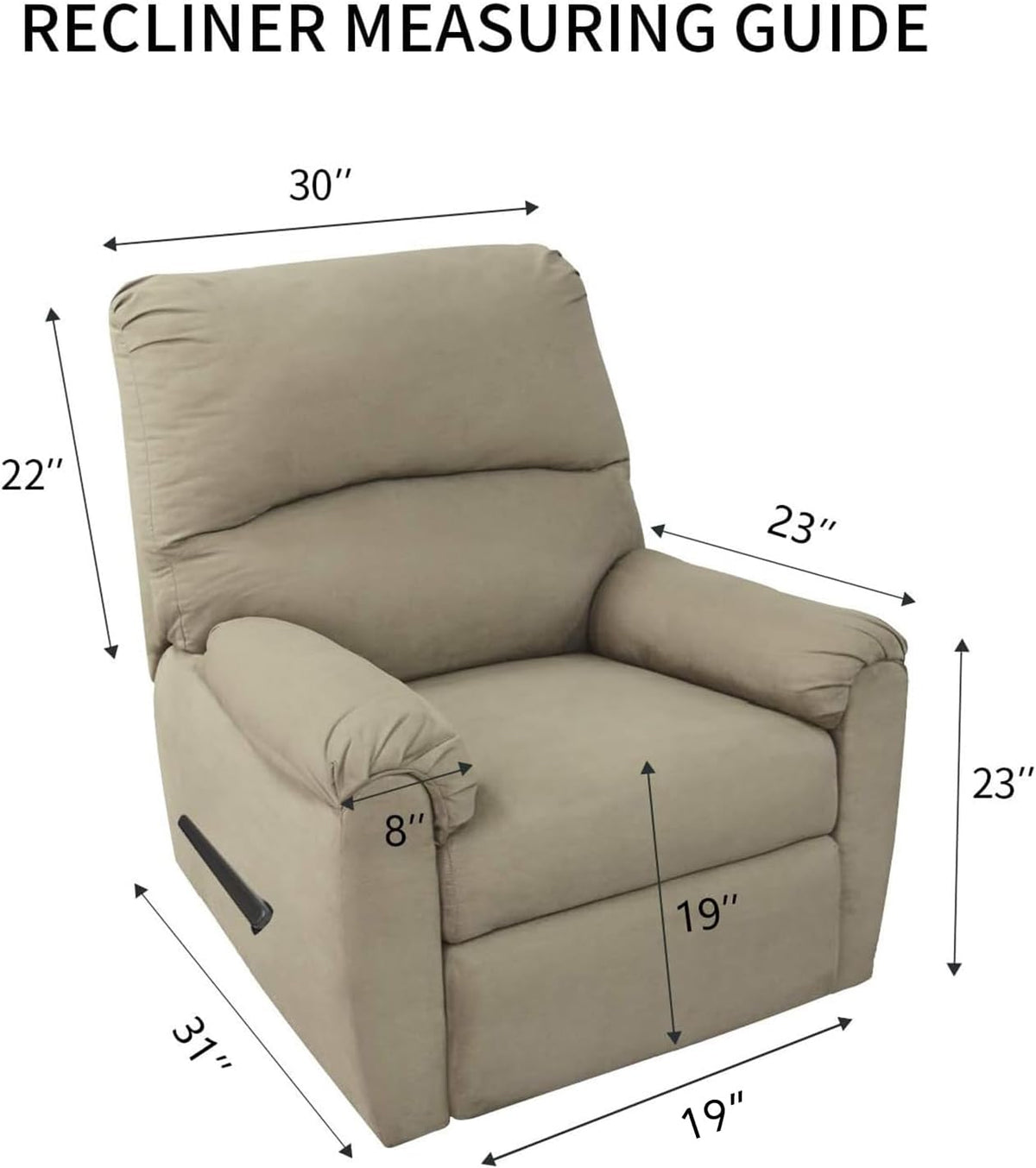 PureFit Reversible Quilted Sofa Cover, Water Resistant Slipcover Furniture Protector, Washable