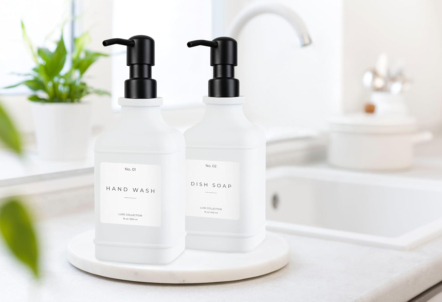 Emerson Essentials Soap Dispenser, Dish Soap Bottle Dispenser, Farmhouse Hand Soap Dispenser