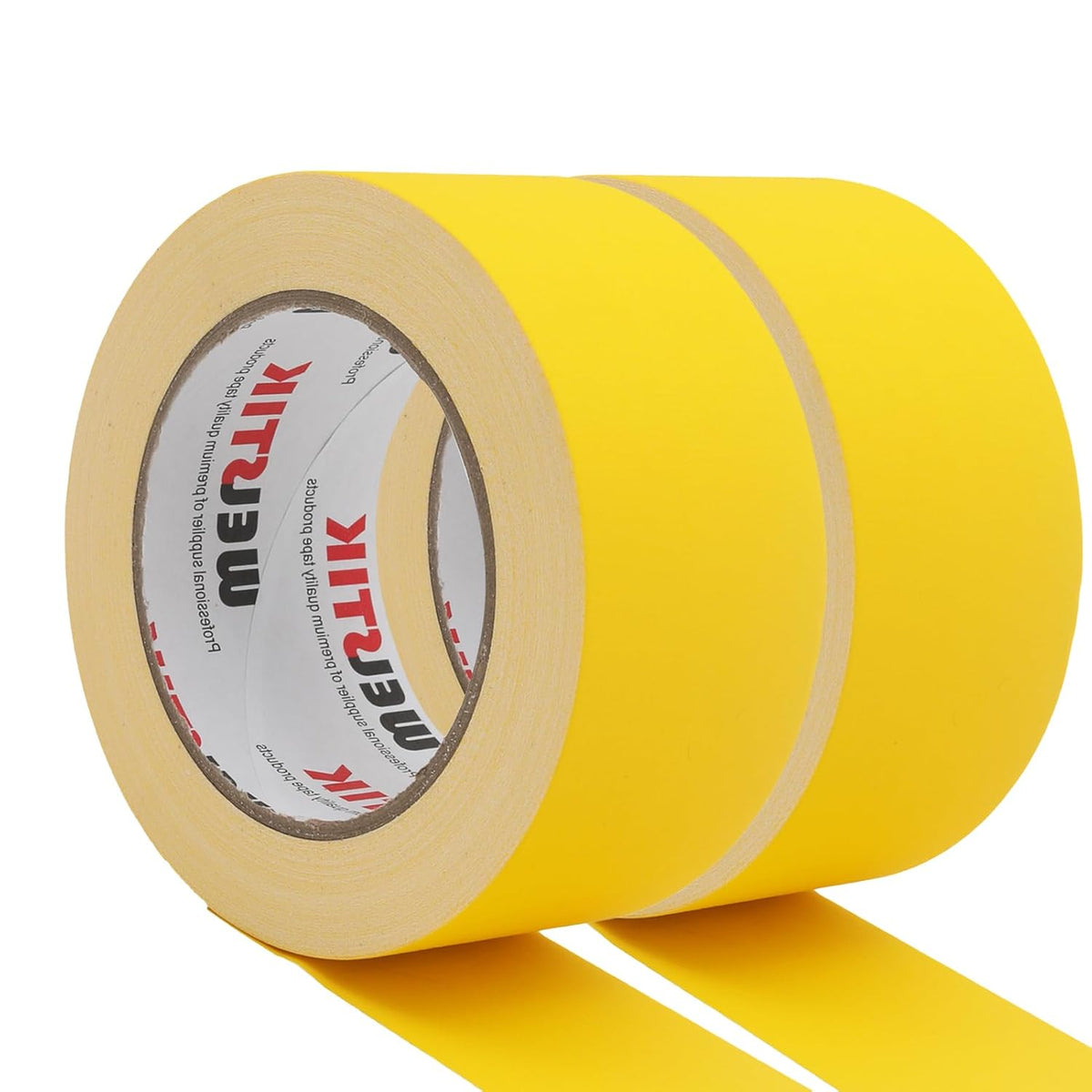 WELSTIK 2 Pack Gaffer Tape Yellow,2" X 33 Yards-10% Longer-Heavy Duty Gaffer Floor Tape Matte