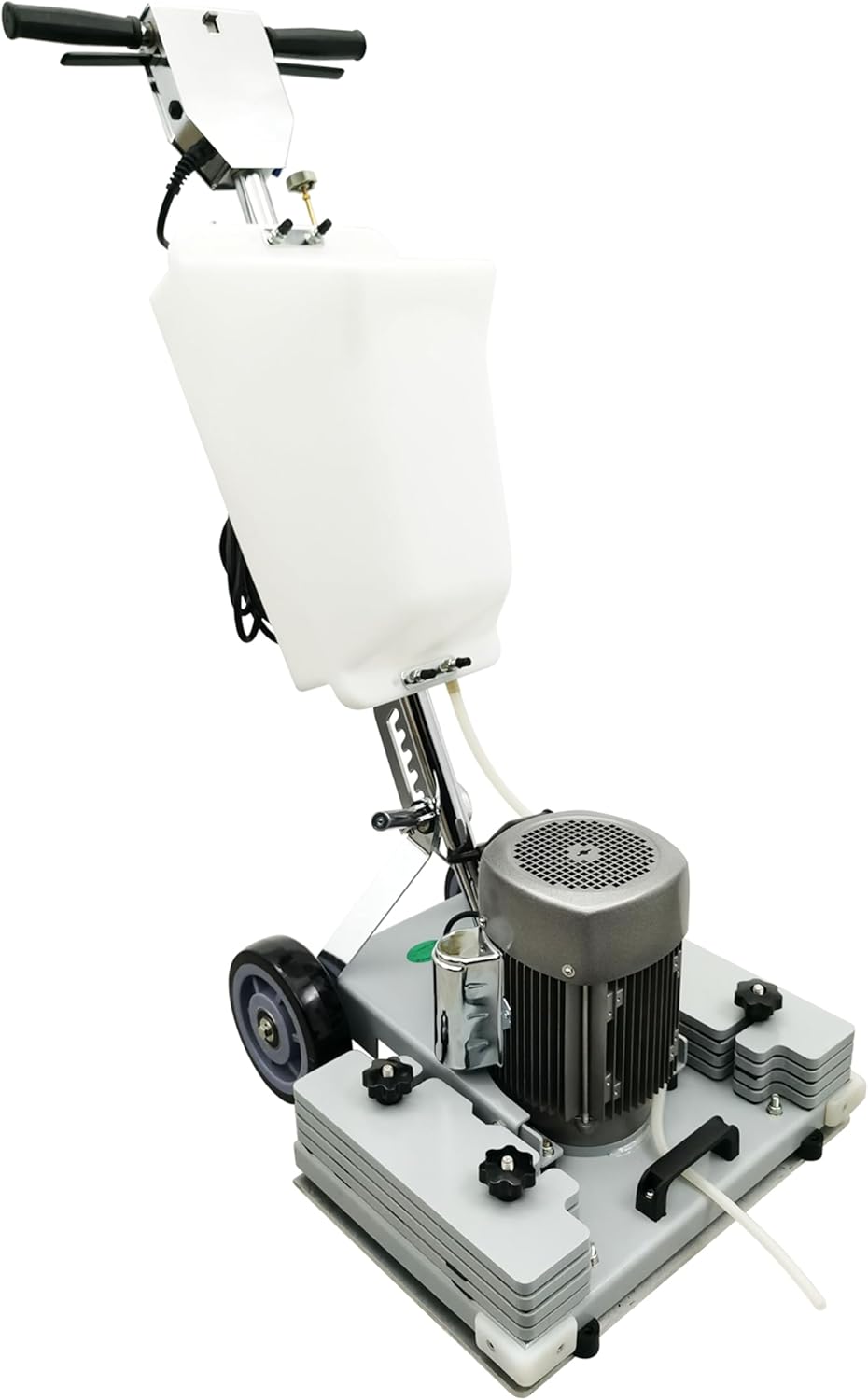 Floor Grinding Scrubber Buffer Polisher Machine Square Chassis Clean Polish Wax Renovate Step