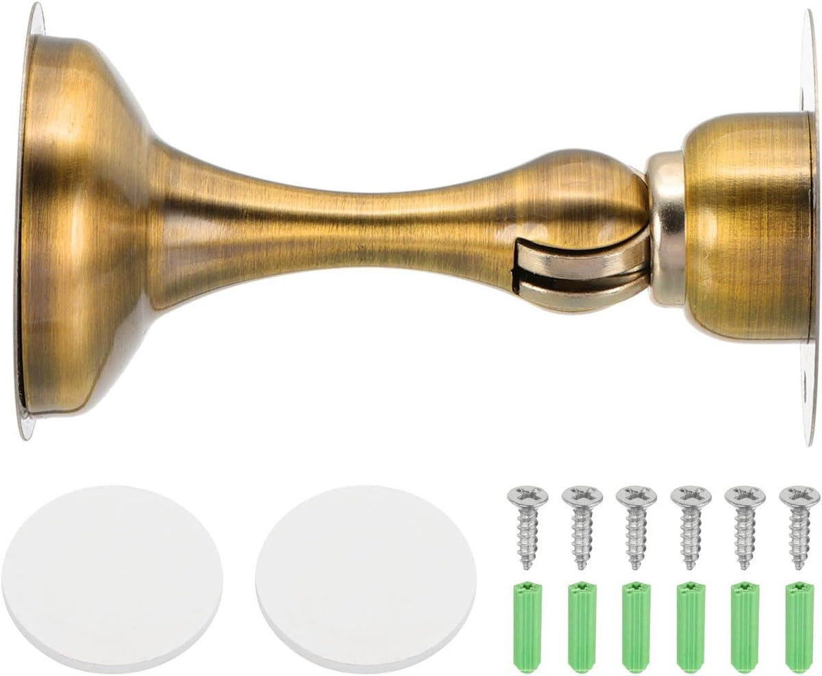 MECCANIXITY Magnetic Door Stoppers Stainless Steel Door Stops, Wall Floor Mounted Doors Holder Keep