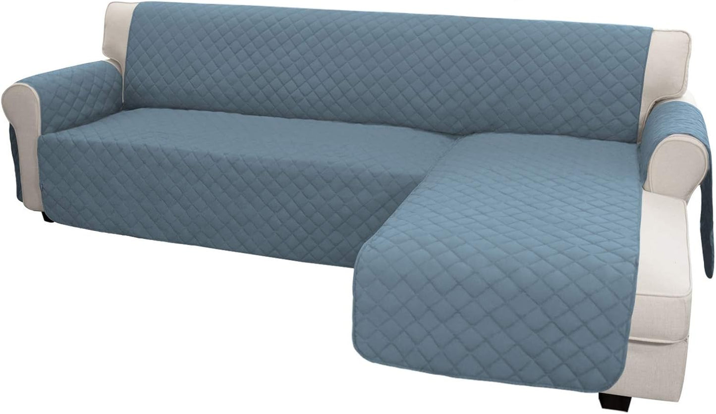 Easy-Going Sofa Slipcover L Shape Sofa Cover Sectional Couch Cover Furniture Protector Mat for Pets