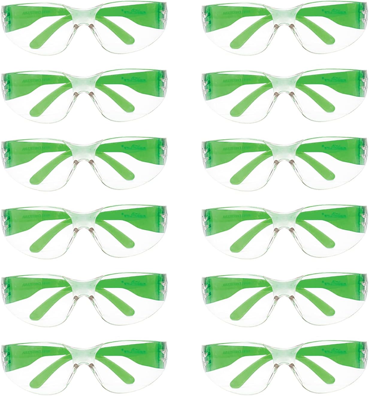 BISON LIFE Safety Glasses - Scratch Resistant Wrap Around Eyewear, Polycarbonate ANSI Z87.1 Impact