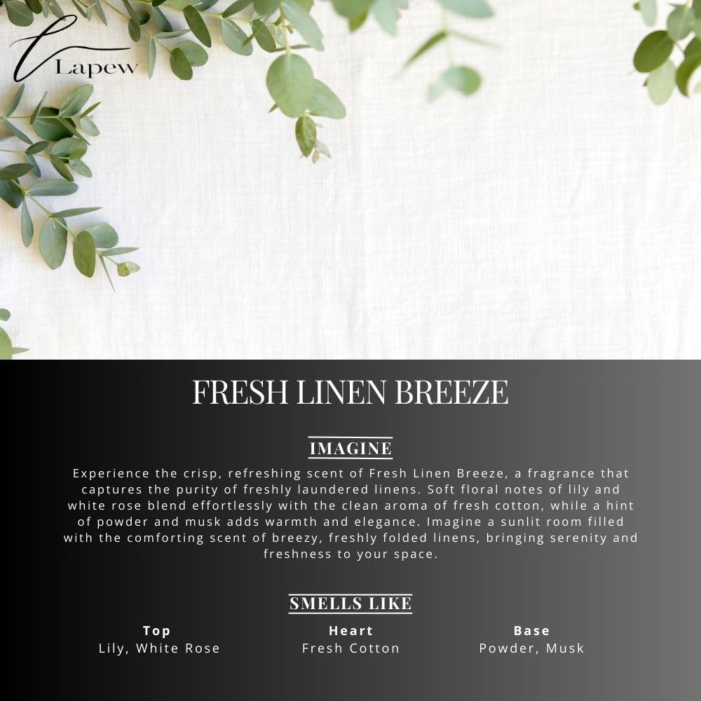 Fresh Linen Breeze Carpet Freshener Powder Refill 36 oz | Powerful Odor Eliminator for Home |