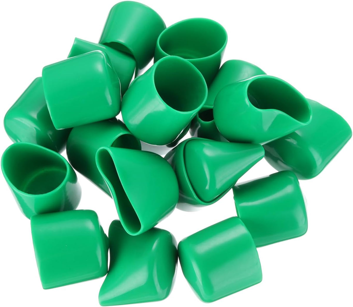 uxcell 20pcs Rubber End Caps 32mm(1 1/4") ID Vinyl PVC Round Tube Bolt Cap Cover Screw Thread
