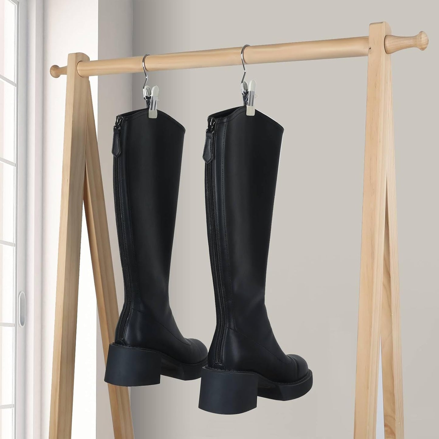 15/30Pcs Upgrade Double Head Clamp Dipped Clothespin for Laundry Hooks with Clips, Boot Holder