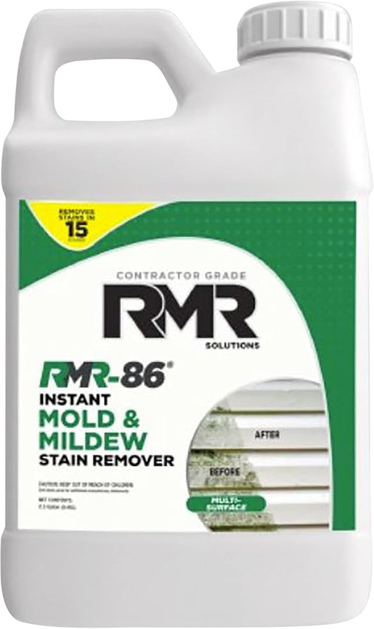 RMR-86 Instant Mold Stain and Mildew Stain Remover Spray - Scrub Free Formula, 2.5 Gallon (320 Fl