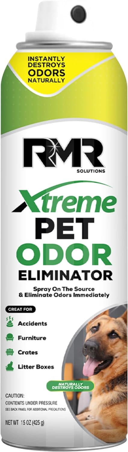 RMR Xtreme Pet Odor Eliminator Spray - Neutralize Strong Urine, Litter, Furniture, Crate, and