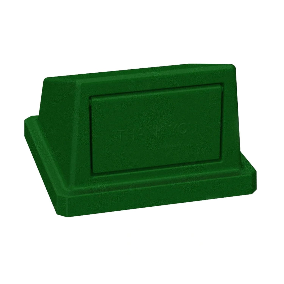 32 Gallon Square Slatted 100% Recycled Plastic Heavy-Duty Commercial Outdoor or Indoor Trash Can