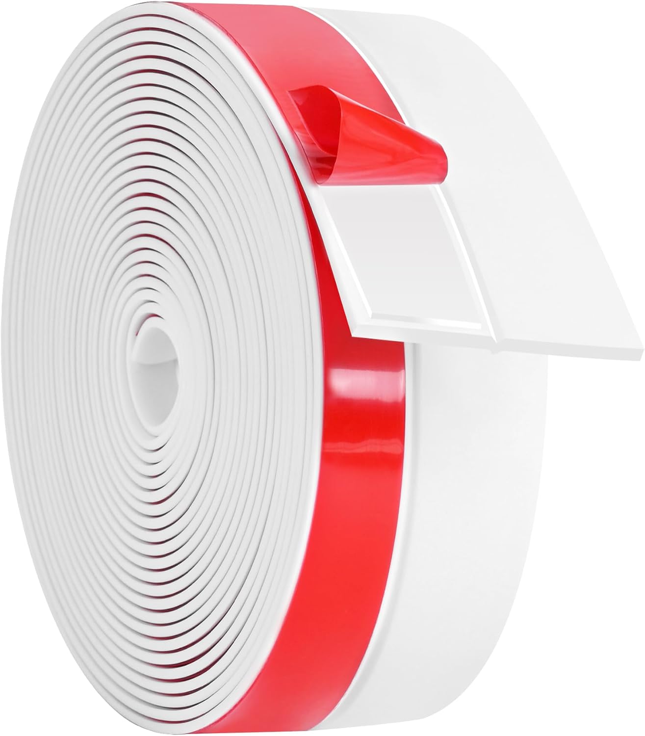 ToLanbbt Weather Stripping Silicone Door Seal Strip 2 in x 20 ft Door Draft Stopper Self Adhesive