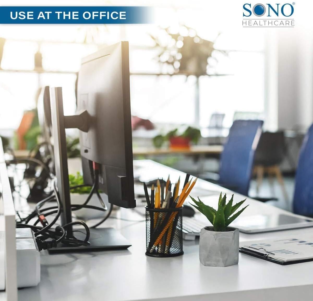 SONO Disinfecting Wipes - Antibacterial, No Alcohol & Bleach, Medical-Grade, All-Purpose - School