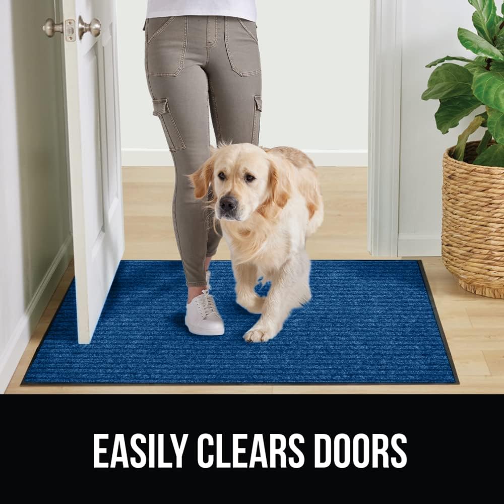 GORILLA GRIP Traffic Guard Door Mat, Heavy Duty Welcome Mats, Commercial Office Space Doormat