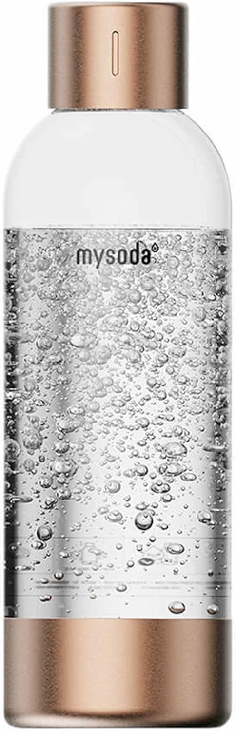 Mysoda Premium Carbonating Bottle 1L Copper - Compatible with MySoda and any brands - Quick-Lock