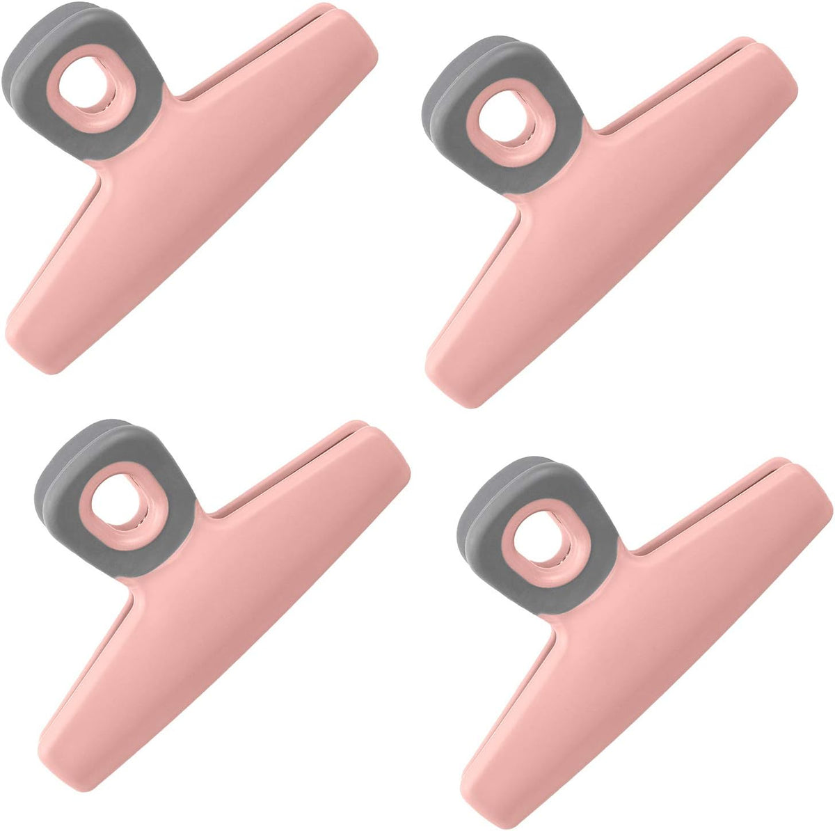 COOK WITH COLOR Food Clips - Wide Heavy Duty Chip Clips, Large Bag Clips for Food Storage with Air