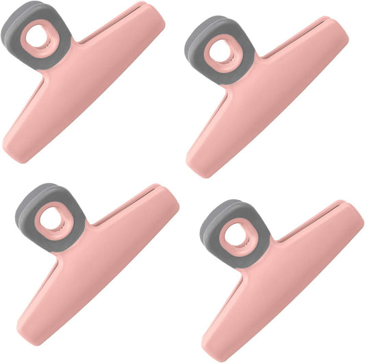 COOK WITH COLOR Food Clips - Wide Heavy Duty Chip Clips, Large Bag Clips for Food Storage with Air