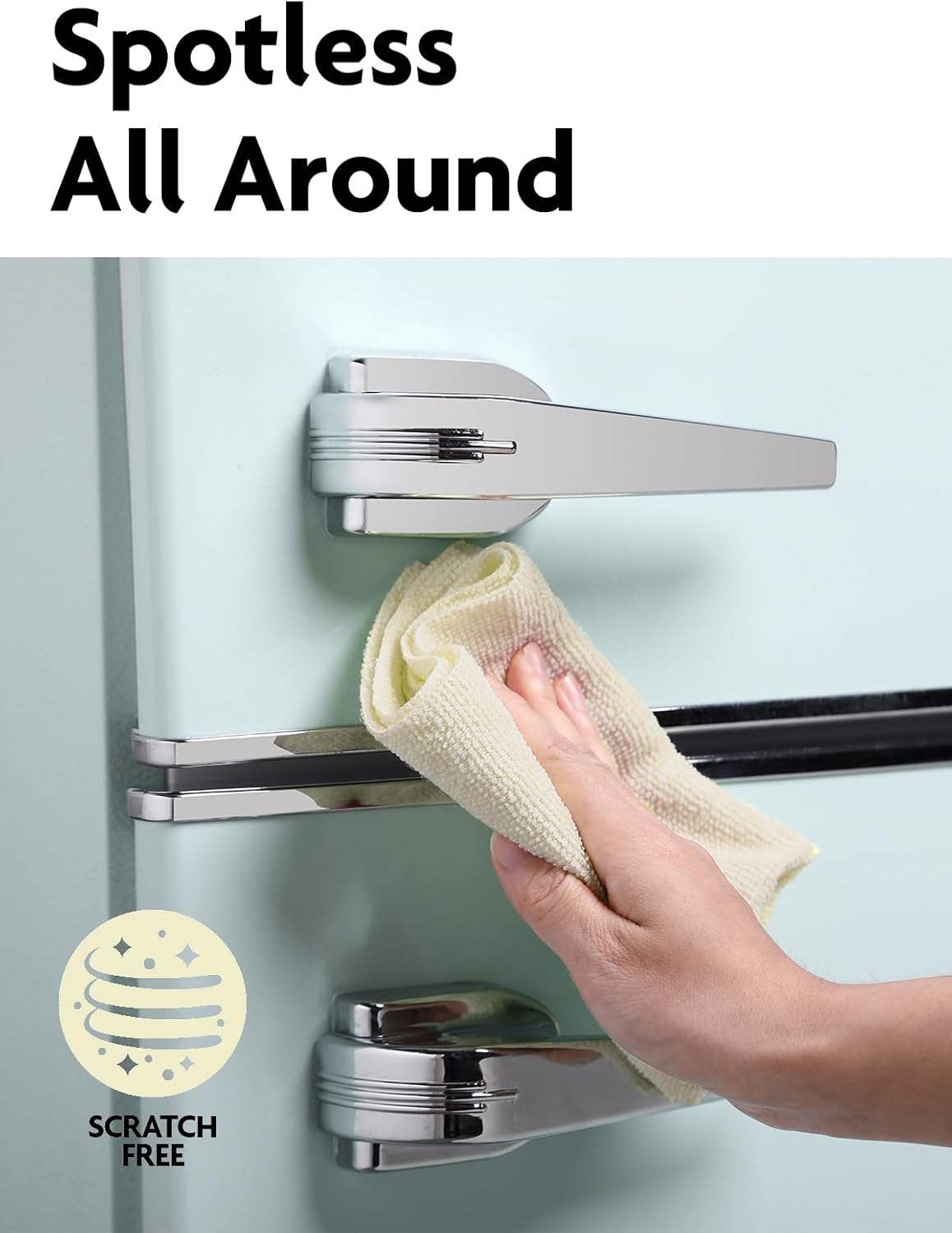 Fantasticlean Microfiber Cleaning Cloth Roll -60 Pack, Tear Away Microfiber Towels, 12" x 12"