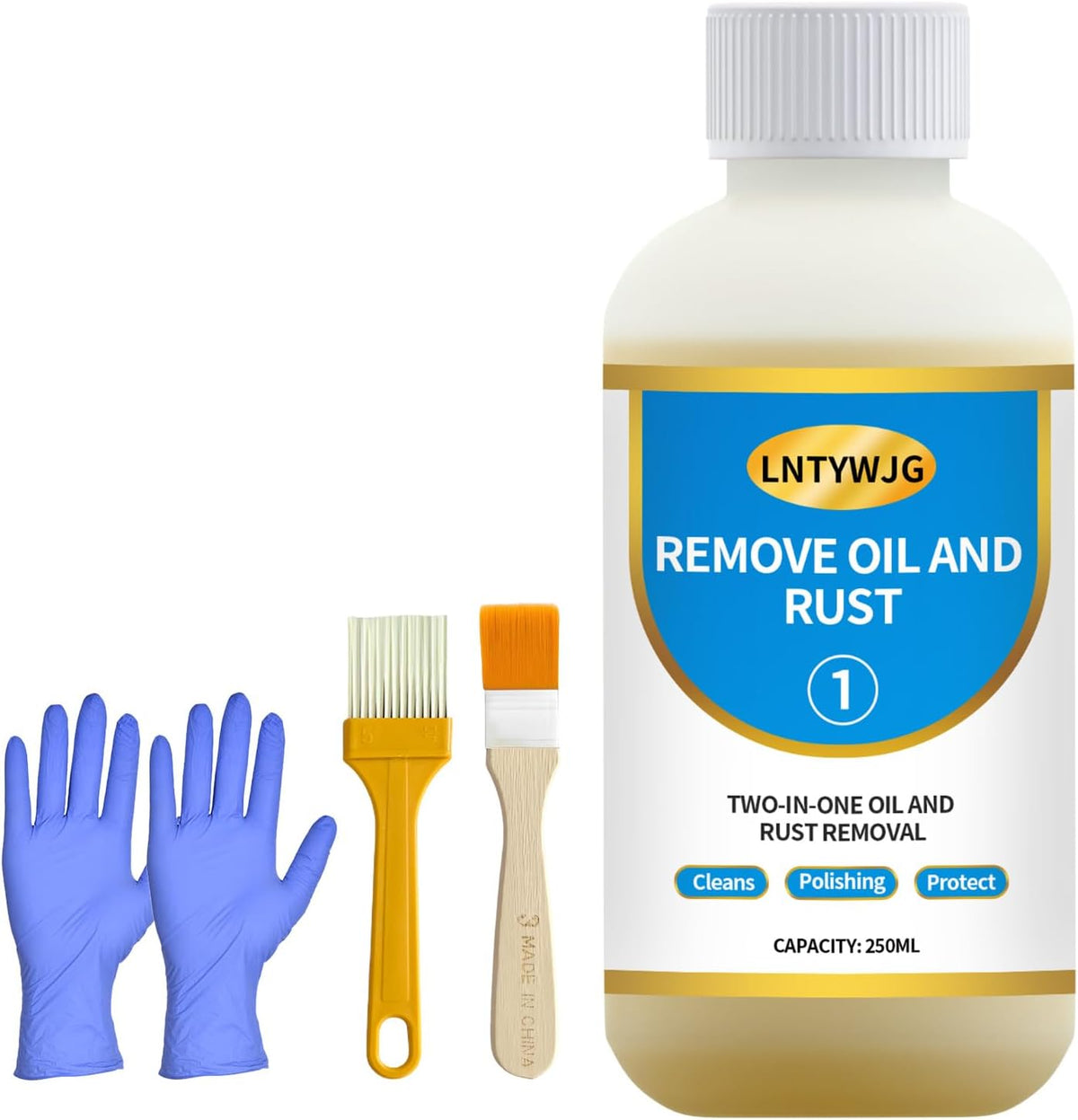 Industrial Strength Rust Remover, Penetrating Rust Removal for Steel, Stainless Steel, Wrought