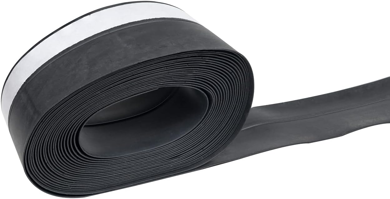 Black Weather Stripping for Window Doors Self Adhesive Weatherstrips 16 Feet Door Sweep – Wind
