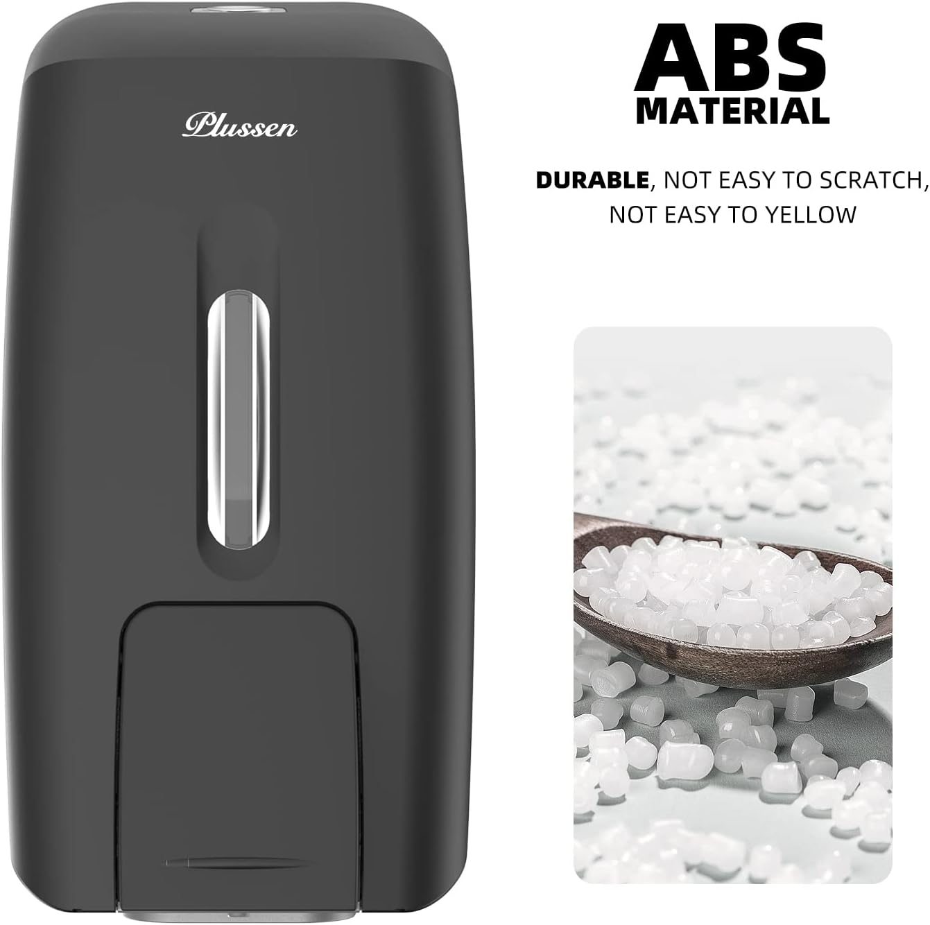Soap Dispenser Wall Mount Adhesive Commercial Soap Dispenser 800ml No Drill Hand Sanitizer