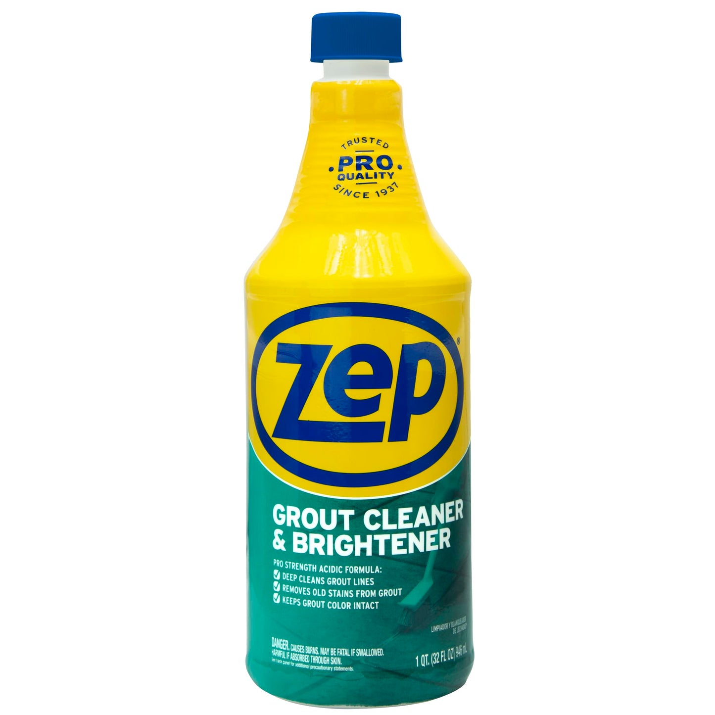 Zep Grout Cleaner and Brightener, 32 Ounce (1 Bottle), ZU104632