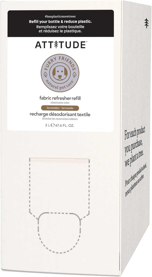 ATTITUDE Fabric Refresher for Pets, Neutralizes Odors, Plant and Mineral-Based Ingredients, Vegan