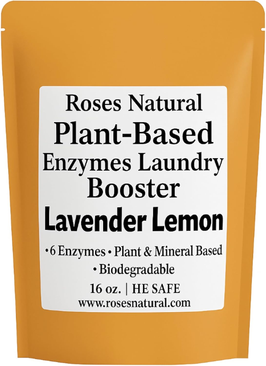 Natural Enzyme Laundry Booster – Lavender Lemon | 6 Enzymes | Biodegradable | HE Safe