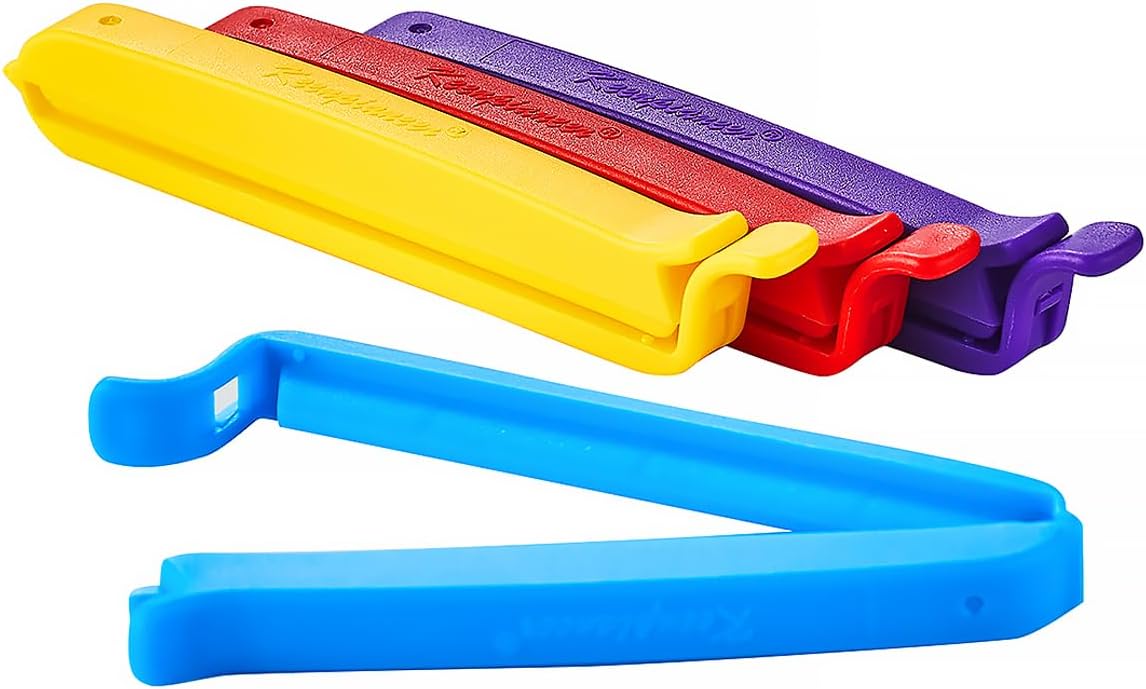 Keenpioneer Decorating Bag Sealing Clips, 32 Pack, Multipurpose for Food and Snack Storage, 3inch