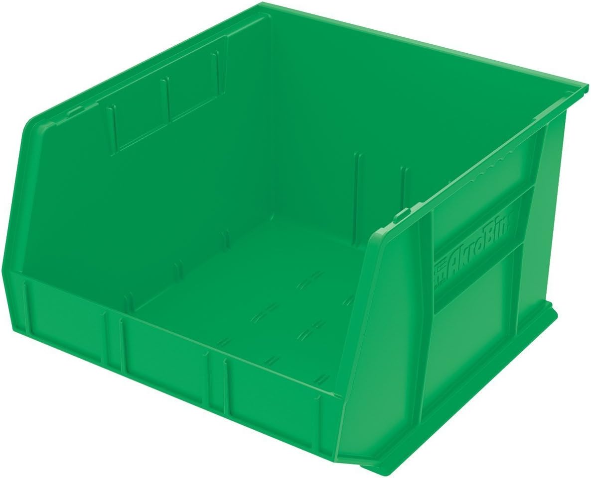 Akro-Mils 30270 AkroBins Plastic Storage Bins, Space-Saving Stackable Bins for Garage, Pantry