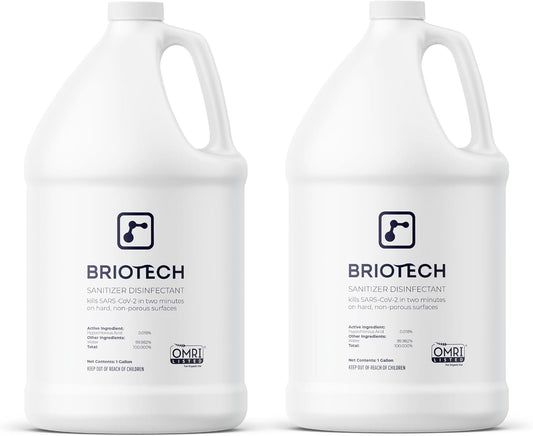 BRIOTECH Sanitizer Disinfectant Hypochlorous, Kill 99.99% of Viruses & Bacteria, Control Mold