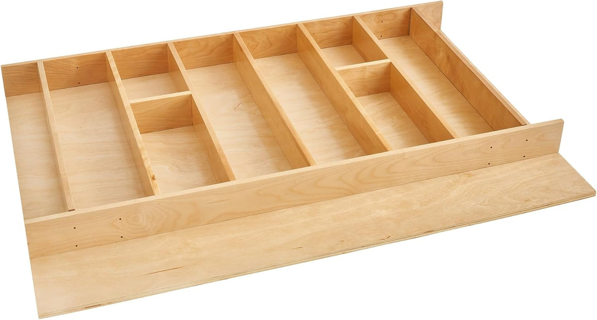 Rev-A-Shelf Trim-to-Fit Silverware Drawer Organizer For Kitchen Utensils, Cutlery Cabinet Storage