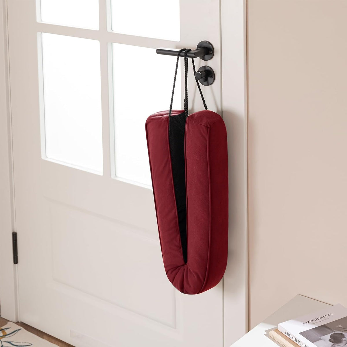 Sunolga 38" Door Draft Stopper Blocks Hot and Cold Air with Removable Washable Cover for Gaps Up to