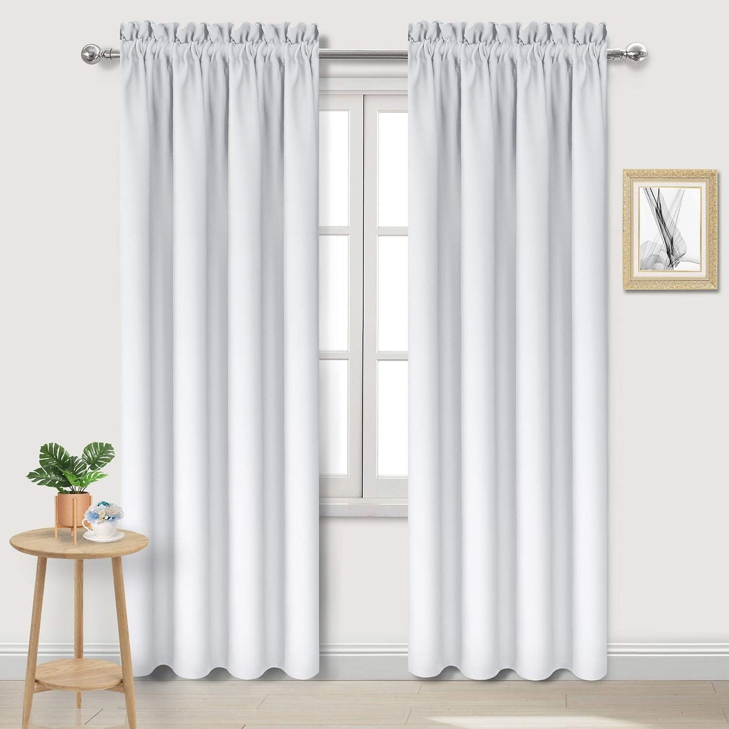 DWCN Blackout Curtains for Bedroom – Thermal Insulated Room Darkening Drapes for Living Room