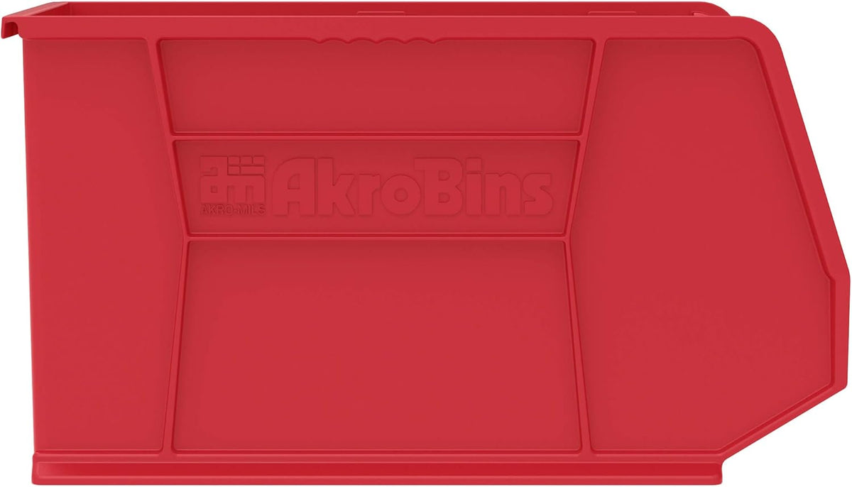Akro-Mils 30260 AkroBins Plastic Storage Bins, Space-Saving Stackable Bins for Garage, Pantry