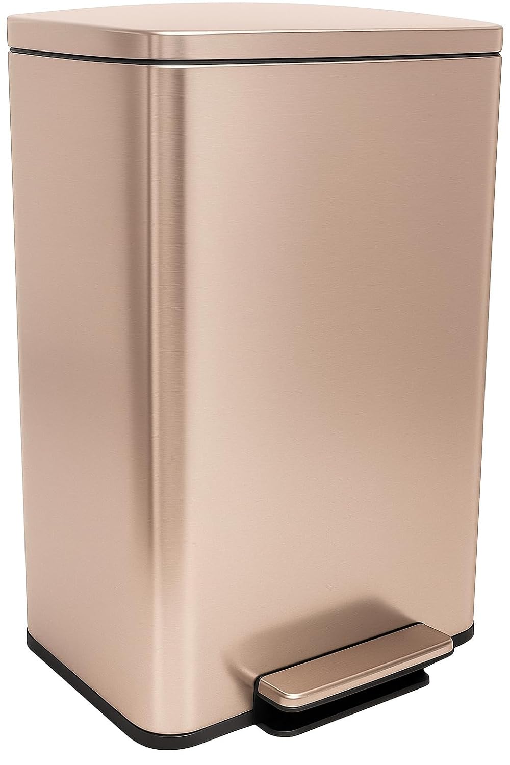 SIMPLI-MAGIC 13.2 Gallon (50L) Step Trash Can – Kitchen Garbage Can with Slow-Close Lid – Odor
