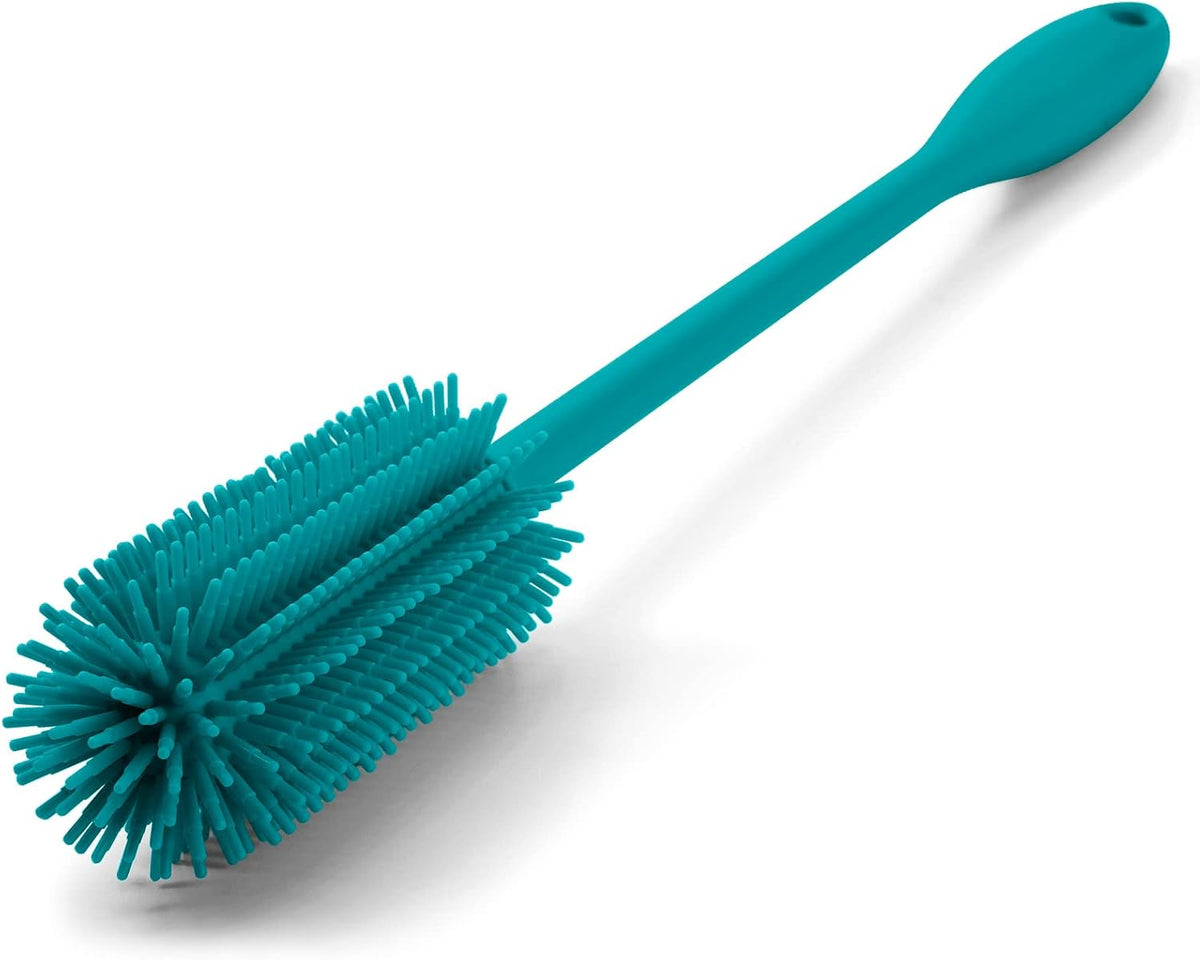 Silicone Bottle Brush, Water Bottle Cleaner Brush with Long Handle, Perfect for Cleaning Narrow