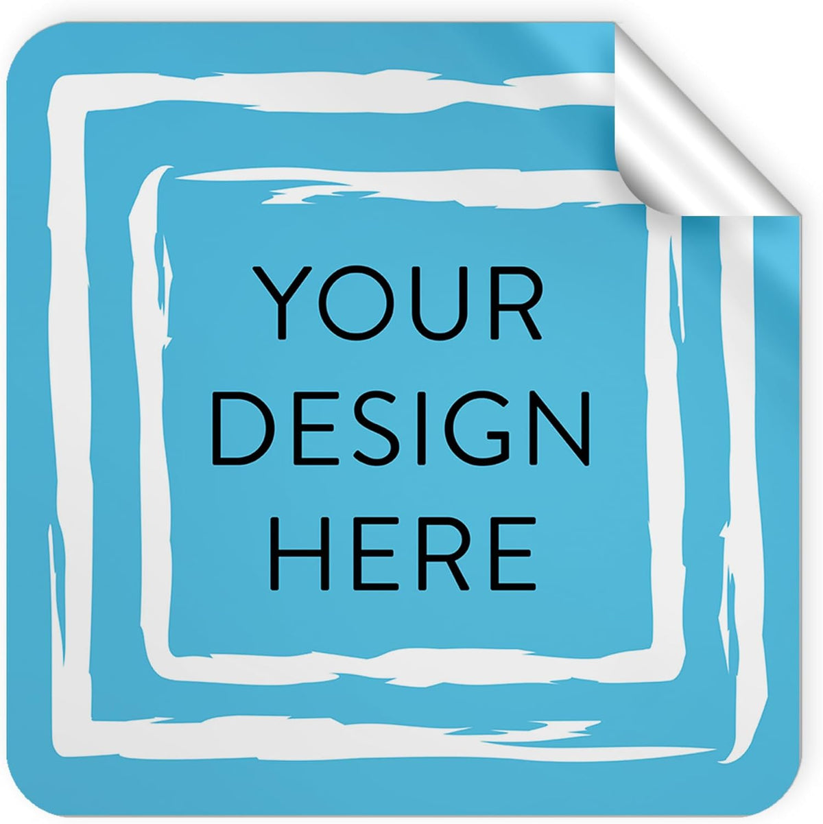 100 Custom Vinyl Stickers - Upload Your own Image, Text, Design, Logo - Personalized Logo Labels