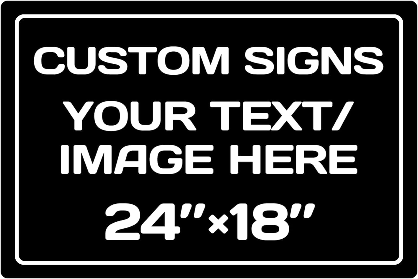 Personalized signs,Aluminum Weatherproof Metal Sign,Optional reflective or double-sided,Multiple