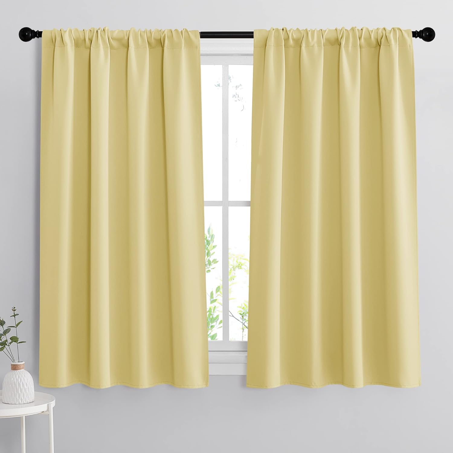 RYB HOME Blackout Curtains for Bedroom - Thermal Insulating Privacy Window Curtains for Kids Nursey