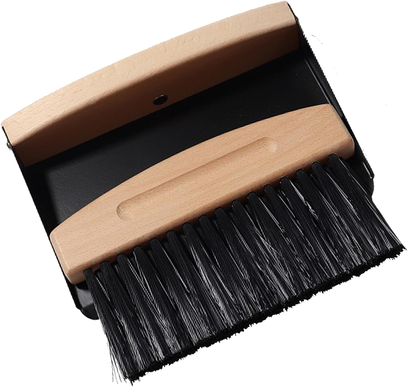 Mini Broom and Dustpan Set Small Metal Dustpan and Brush Set Hand Whisk Broom for Home Office