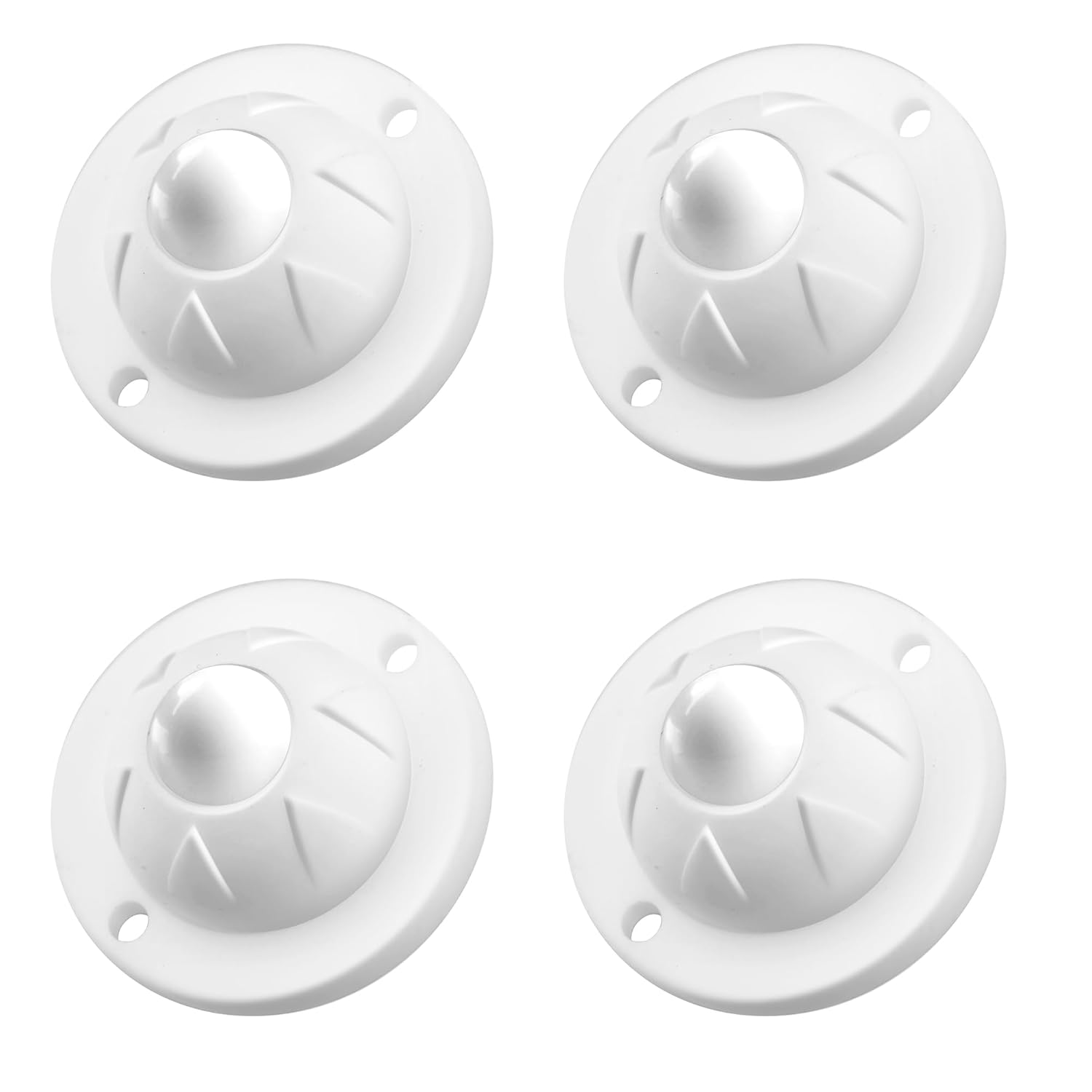 PlusRoc 4 Pack Self Adhesive Caster Wheels For Kitchen Appliance Rollers, Load Capacity 14LBS Per