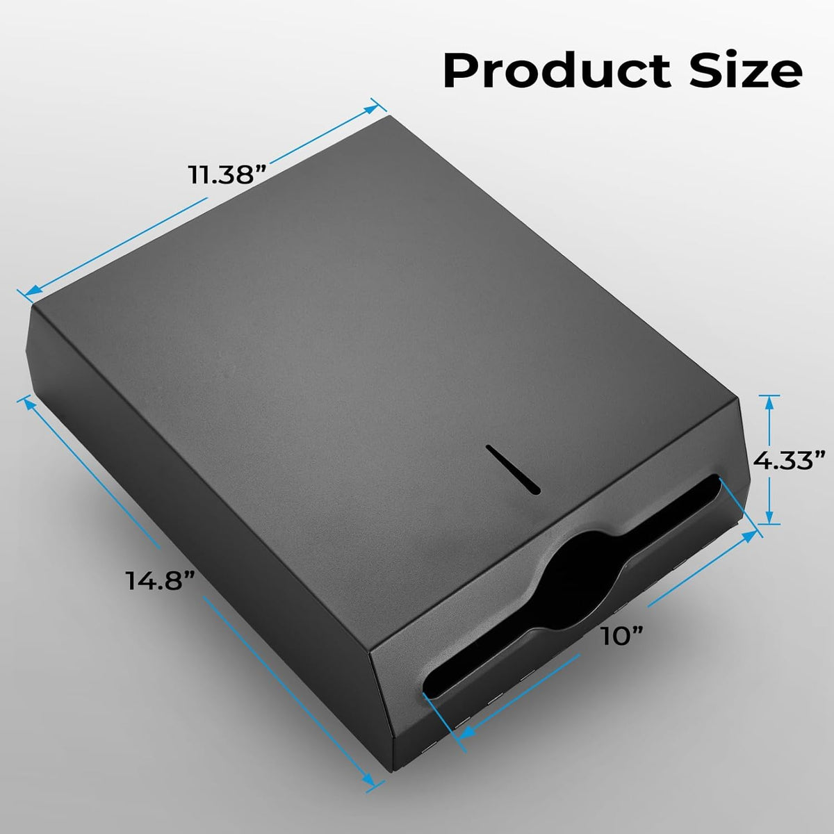 Paper Towel Dispenser Wall Mount - Multifold Trifold Paper Towel Dispensers, Large Capacity