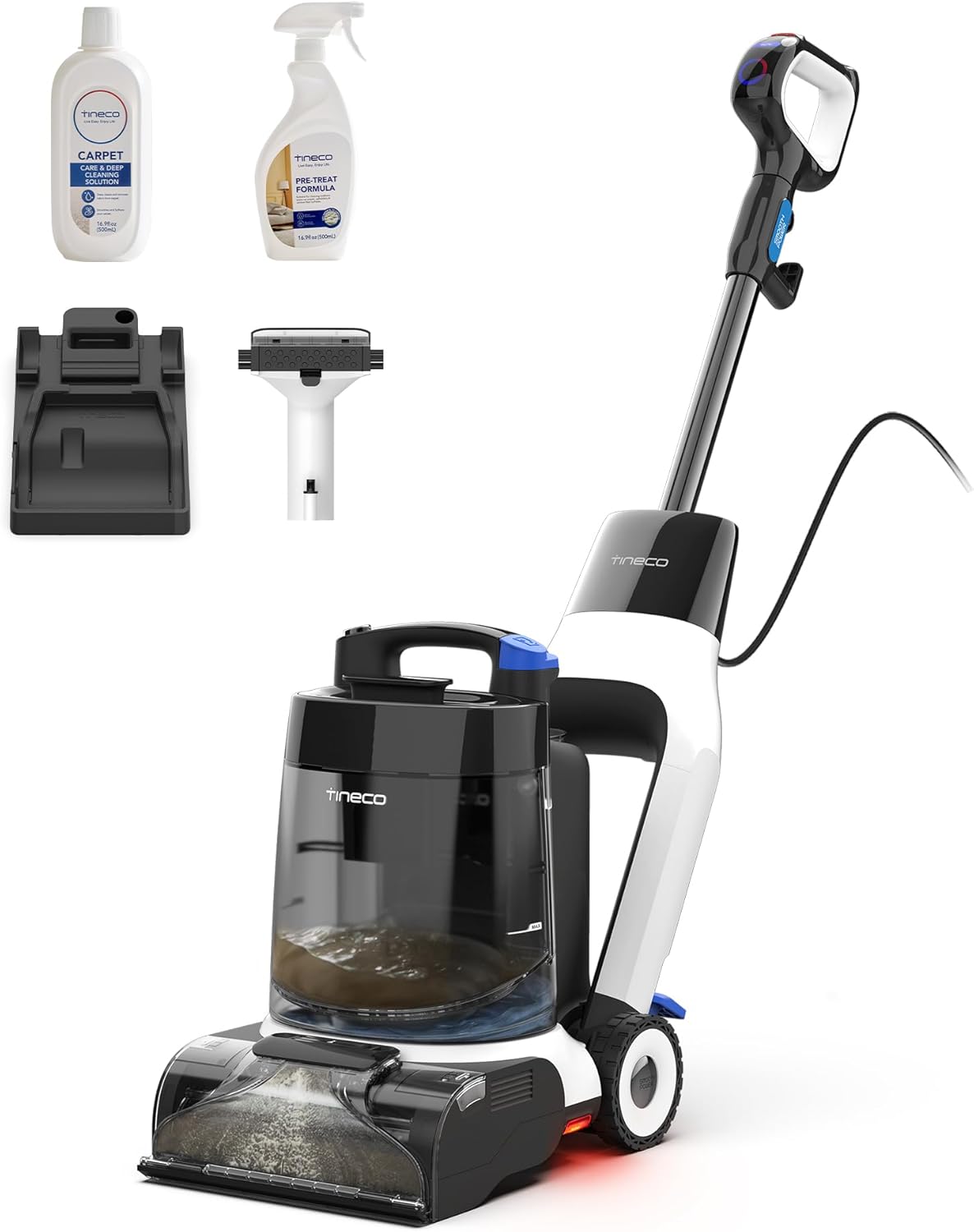 Tineco CARPET ONE Cruiser Smart Carpet Cleaner, Self-Cleaning and FlashDry, Deep Cleaning for