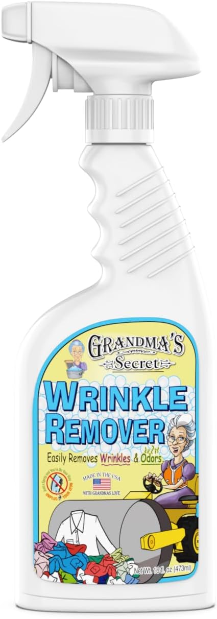 Grandma's Secret Wrinkle Remover Spray - Easily Removes Wrinkles & Odors - Wrinkle Release, Fabric