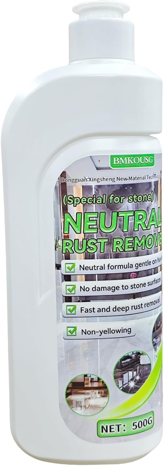 500ml Rust Stain Remover Neutral Metal Cleaner Marble Rust Remover - Powerful and Effective in
