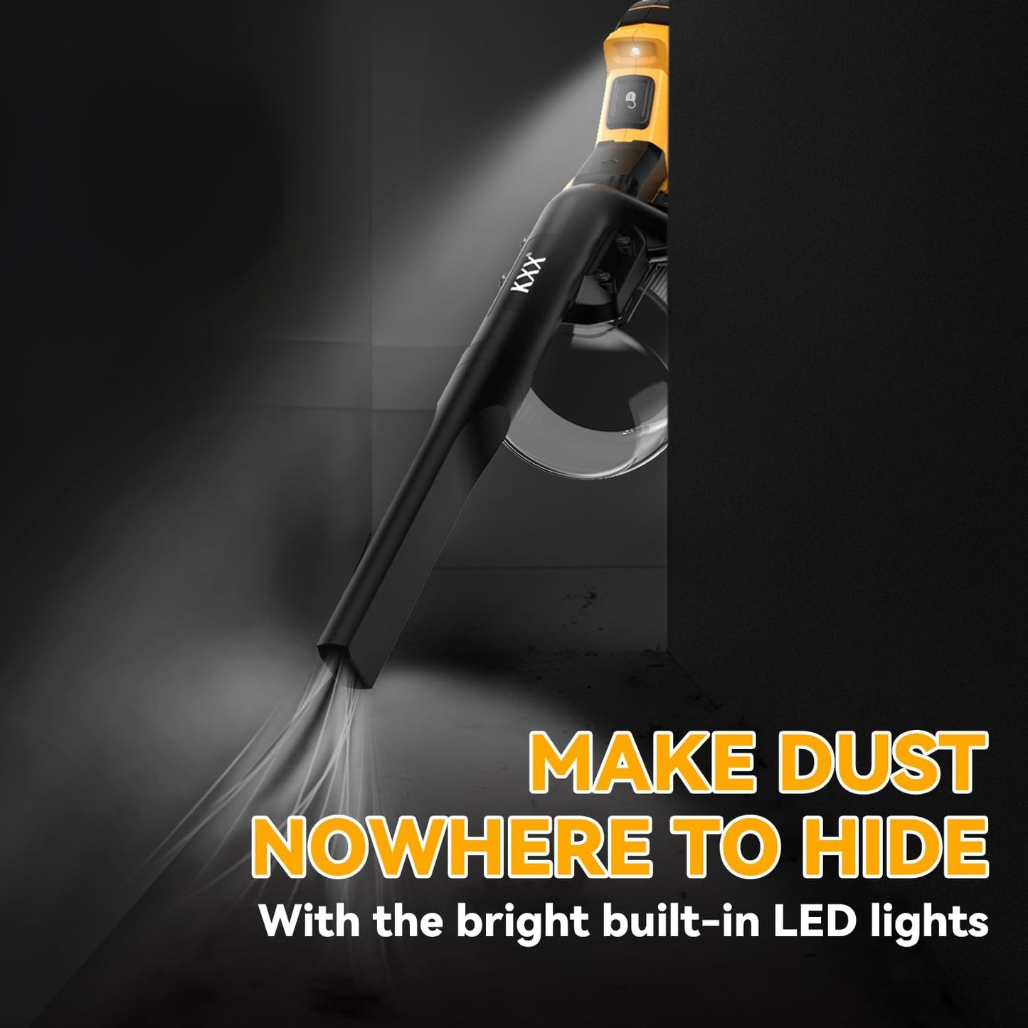 Cordless Vacuum for Dewalt 20V Battery, 5 in 1 Handheld Electric Vacuum Cleaner with 500W Powerful